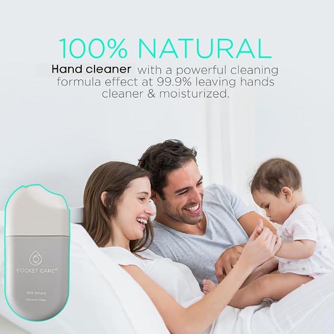 POCKET CARE | 3 Pack Mint-Scented Hand cleanser Spray 15 ml