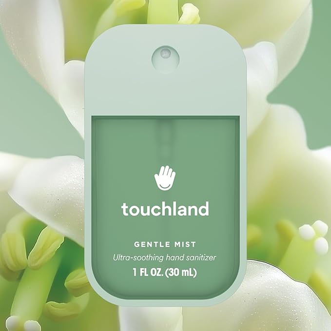 Touchland Gentle Mist Ultra-Soothing Hand Sanitizer Spray, Lily Of The Valley