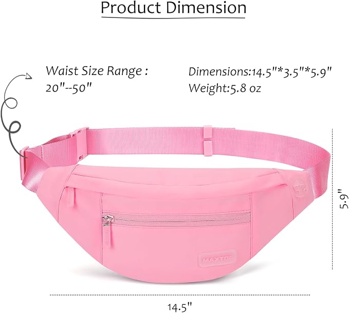 MAXTOP Large Crossbody Fanny Pack