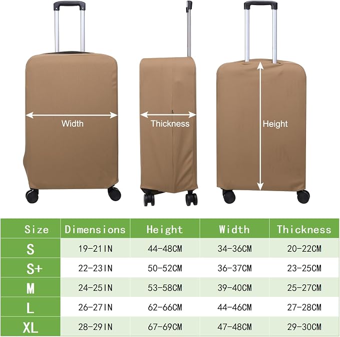 PATIKIL Luggage Cover, Suitcases Covers Elastic Carry on Cover Protector