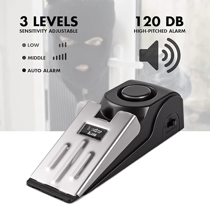 Door Stop Alarm, Door Stopper Security