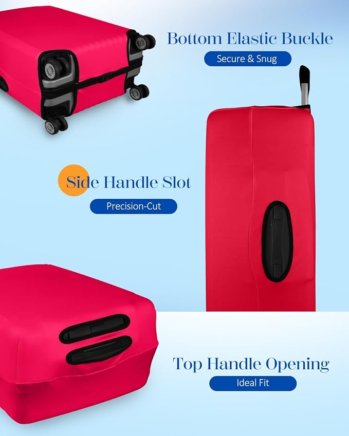 Slohif Luggage Cover for Suitcase Tsa Approved Protector
