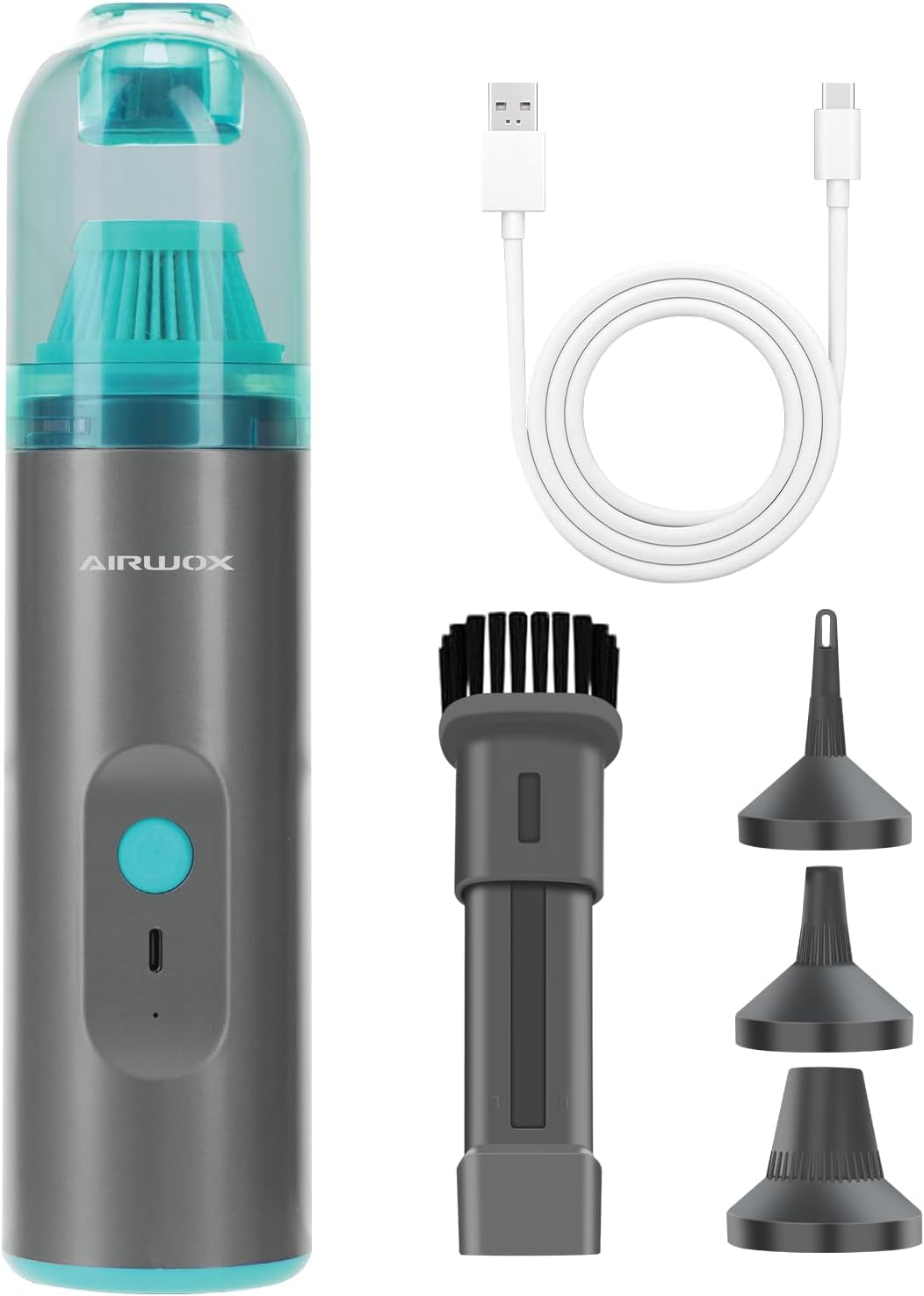 Cordless Handheld Vacuum, 13000Pa High Power Car Vacuum with Brushless Motor and Blower Accessories, for Home and Car Use