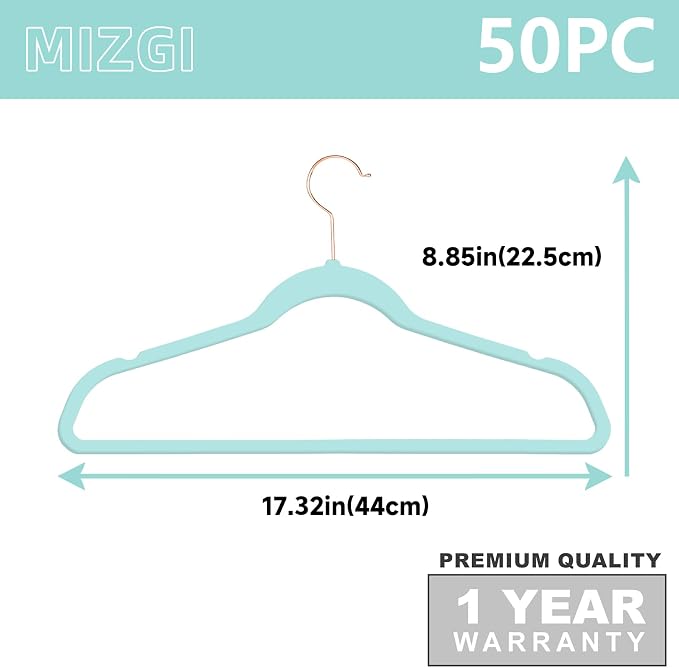 MIZGI Premium Velvet Hangers
