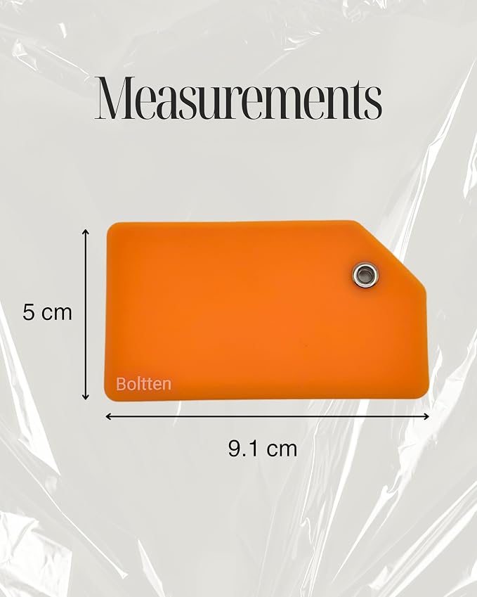 5 Pack Silicone Luggage Tag