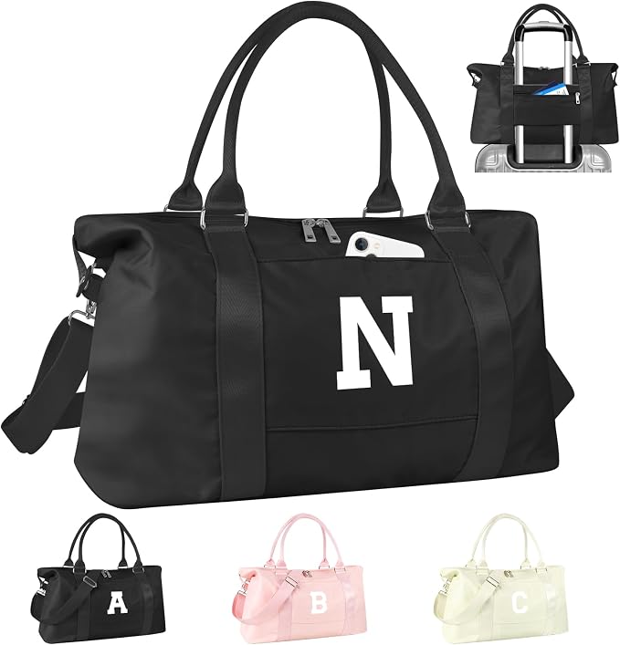Initial Travel Duffel Bag Sports Gym Bag
