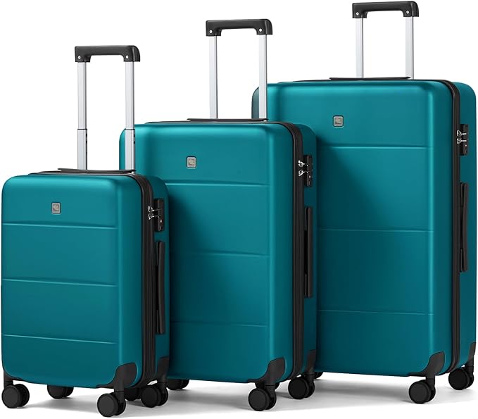 Hanke 3 Piece Hard Shell Luggage Sets