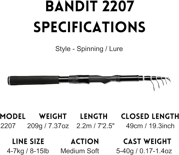 Whistytwig Telescopic Fishing Rod
