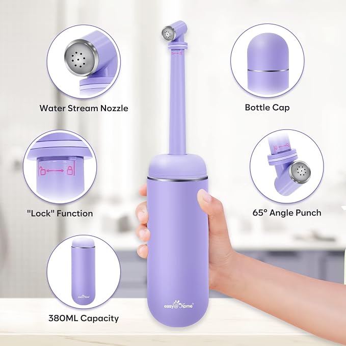 Easy@Home Portable Peri Bottle for Postpartum & Perineal Care: Handheld Bidet