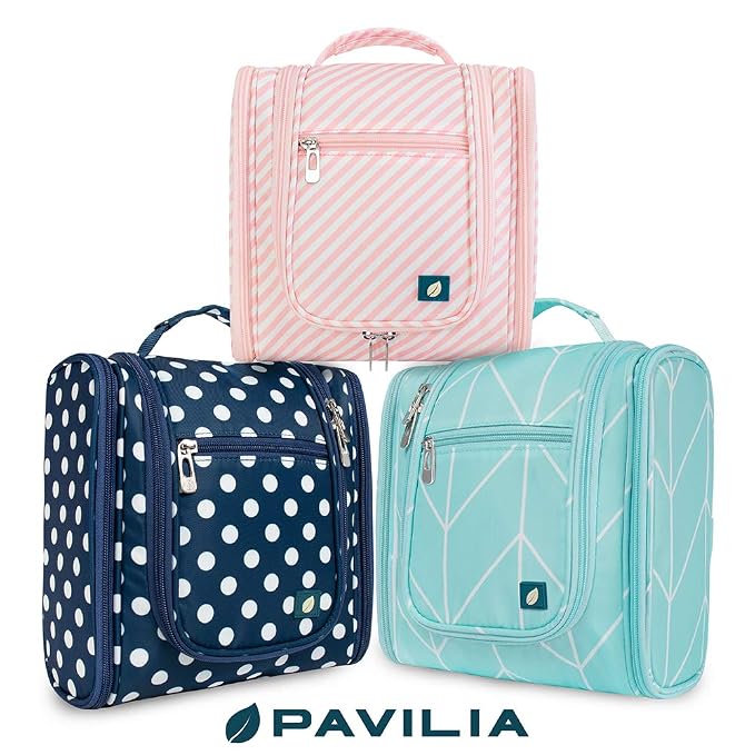 PAVILIA Toiletry Bag Travel Bag