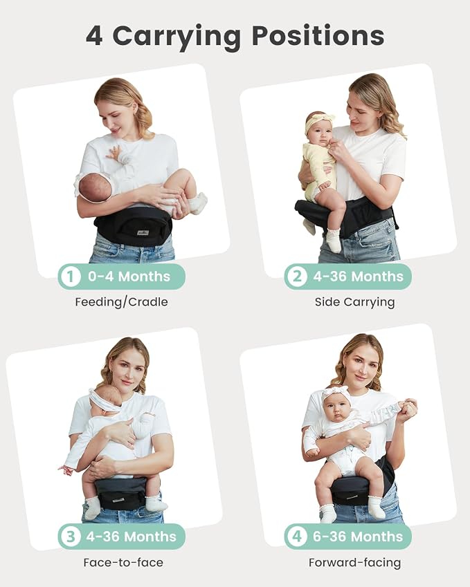 GROWNSY Ultra-Comfy Baby Carrier
