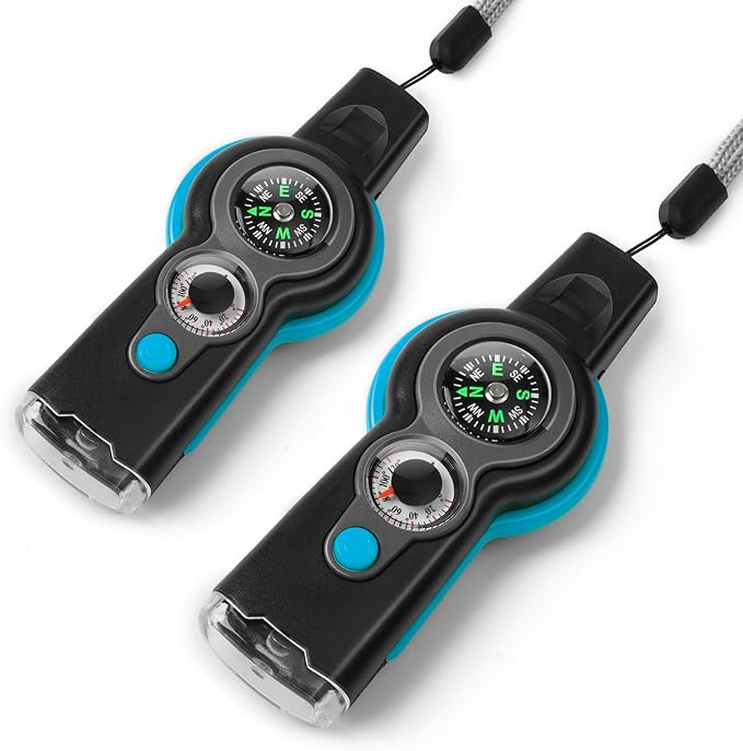 Emergency Survival Function Whistle, Outdoor Multifunctional Tool Safety Whistle
