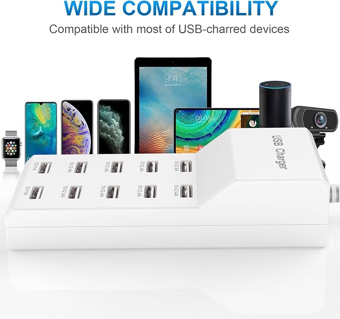 QIONMAR USB Wall Charger USB Charging Station