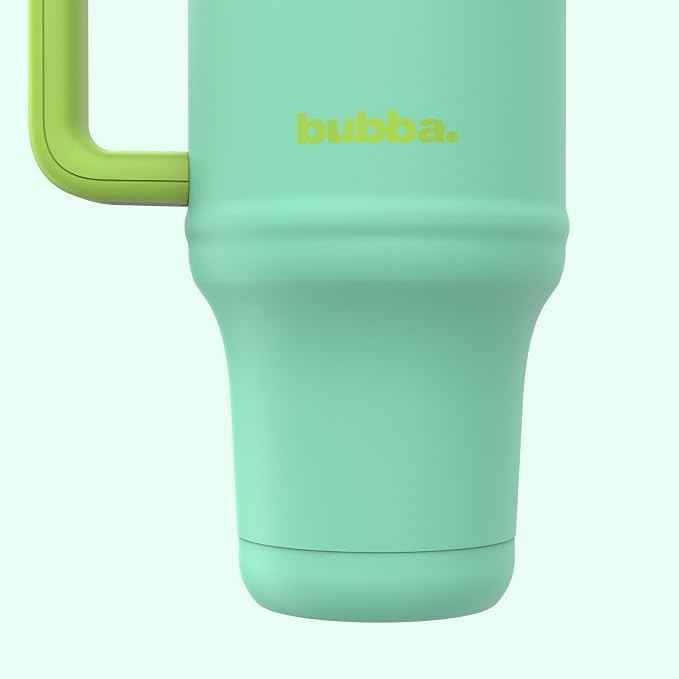 bubba 40 oz Insulated Stainless Steel Tumbler with Handle and Straw - Leakproof, Dishwasher Safe, Cup Holder Tumbler, Lead-Free and BPA-Free, Tropical Eclipse