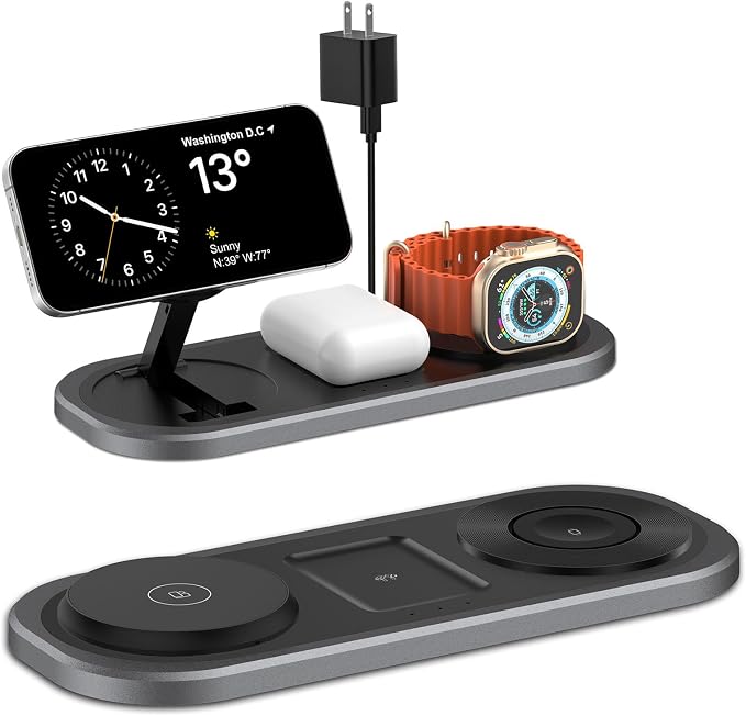 3 in 1 Fast Wireless Charger Stand