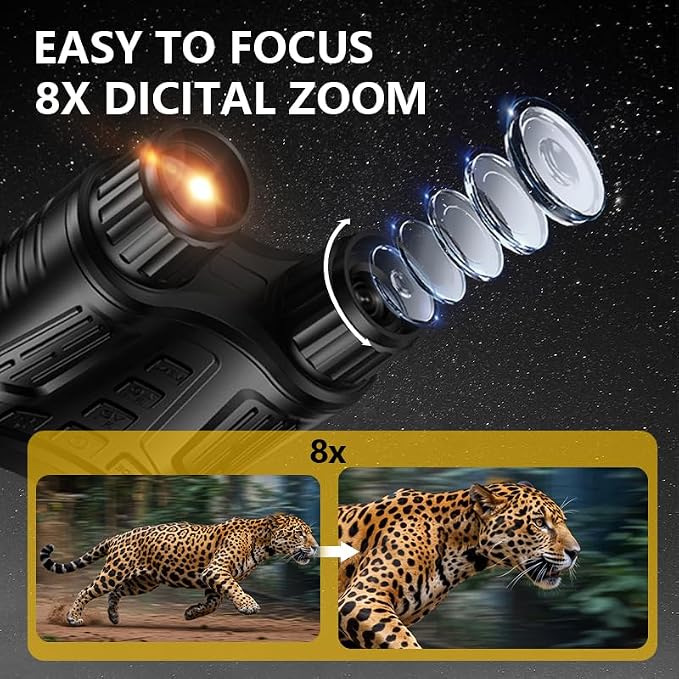 Night Vision Binoculars for Adults, 4K HD Night Vision Goggles