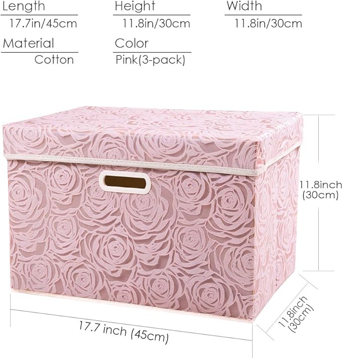 Prandom Larger Foldable Storage Boxes