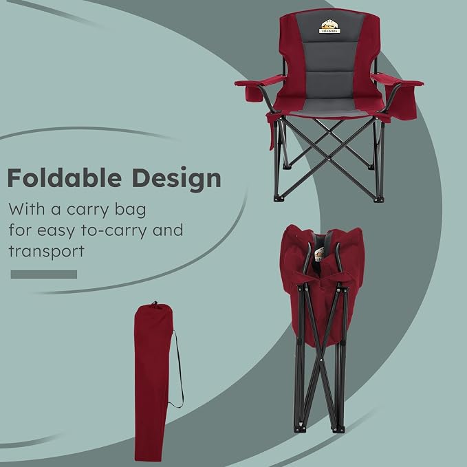 Oversized Camping Chairs 2 Pack