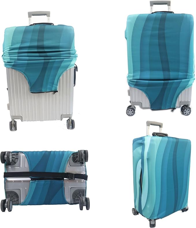 MosaiRudo Thicker Luggage Cover Elastic Suitcase Cover Protector Fits 18-32