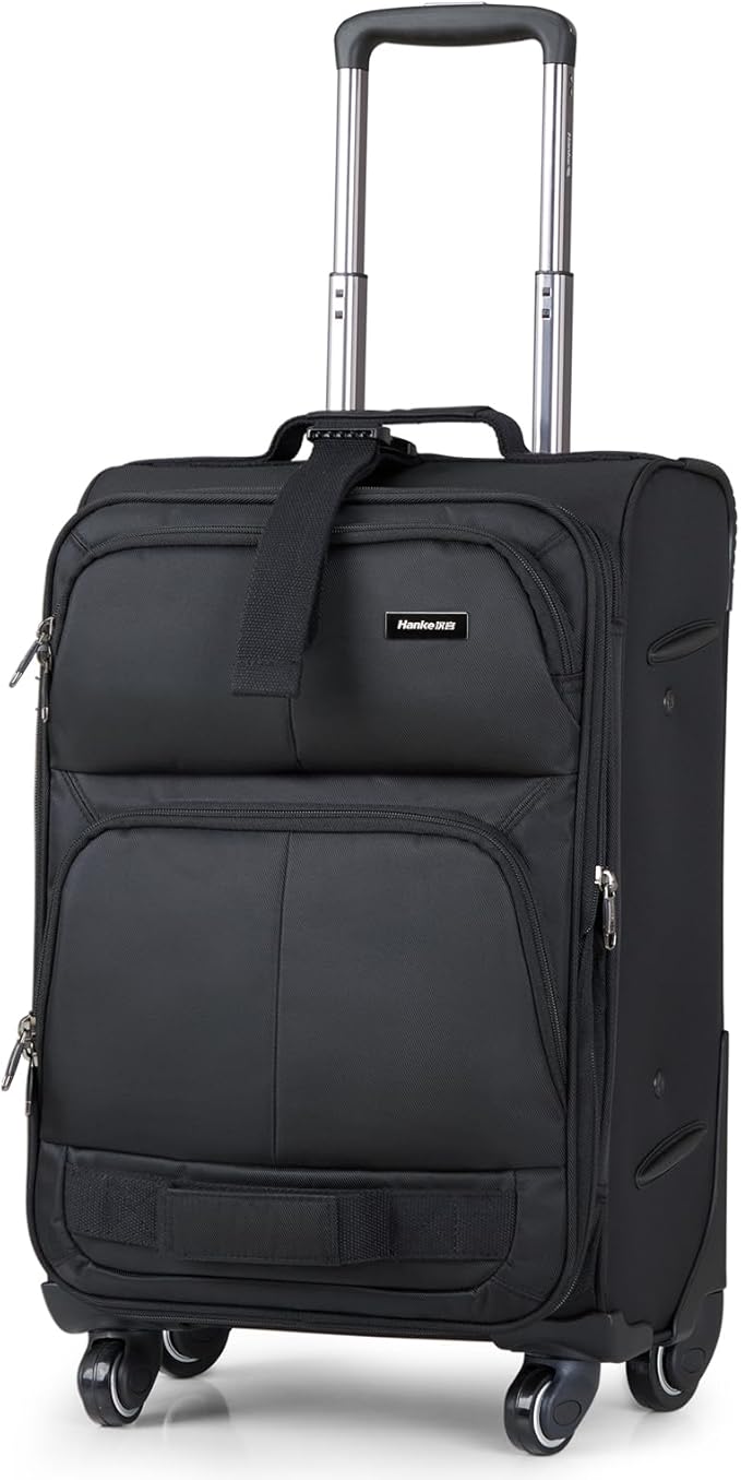 Hanke 20 Inch Softside Expandable Carry On Luggage