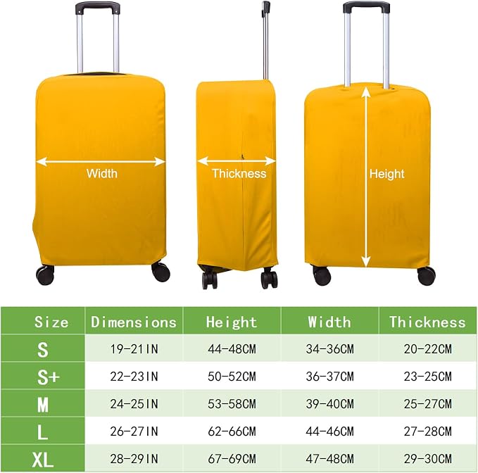 PATIKIL Luggage Cover, Suitcases Covers Elastic Carry on Cover Protector