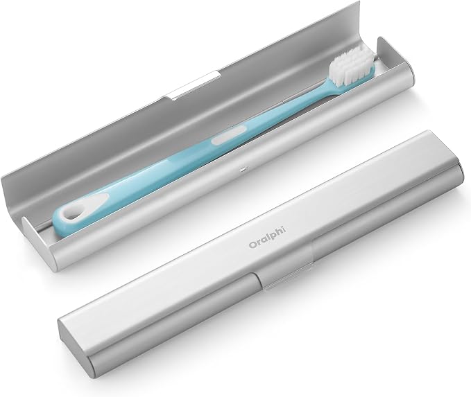 Aluminum Toothbrush Travel Case, Portable Travel Toothbrush Holder, Durable