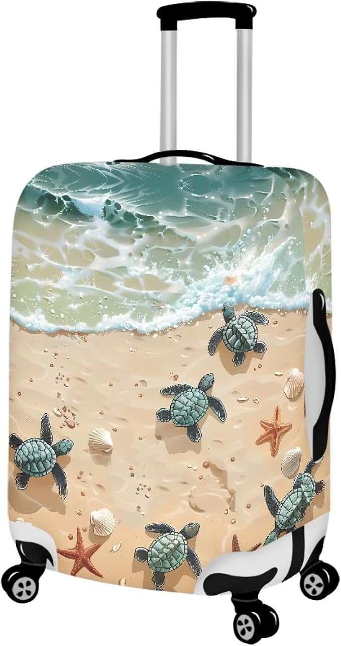 Sea Turtles Luggage Cover Anti-scratch Dustproof Suitvase Protector Fits 26-29