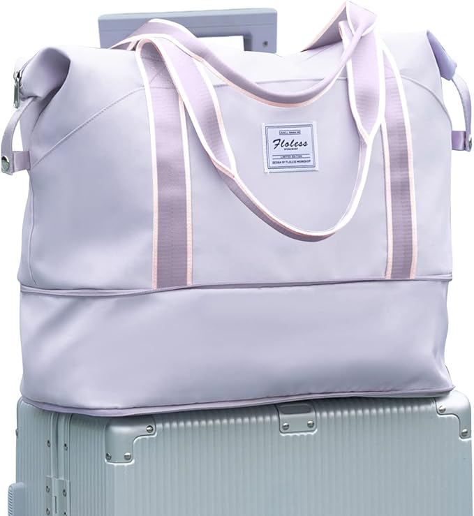 Travel Duffel Bag, Sports Tote Gym Bag, Shoulder Weekender Overnight Bag