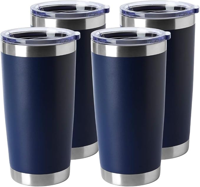 HASLE OUTFITTERS 20oz Stainless Steel Tumblers Bulk, Insulated Travel Cup