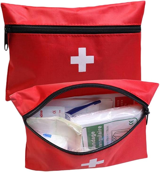 AOUTACC Mini First Aid Kit Empty, Travel Empty First Aid Kit Pouch Bag