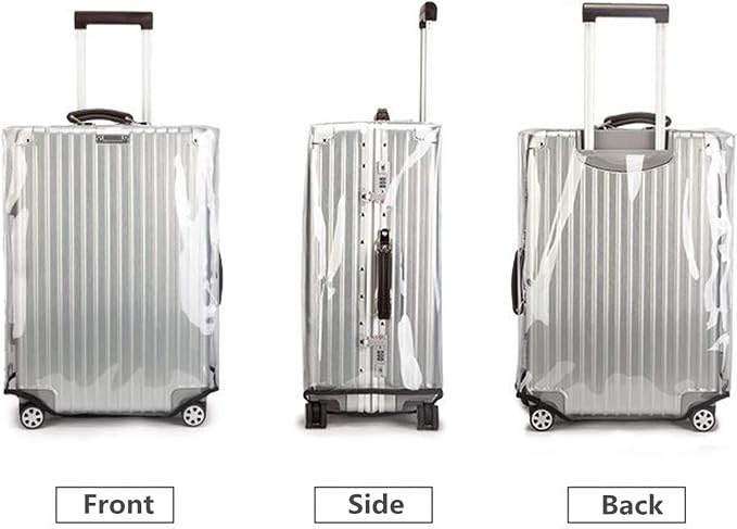24 Inch Clear PVC Luggage Cover Protectors Suitcase Covers