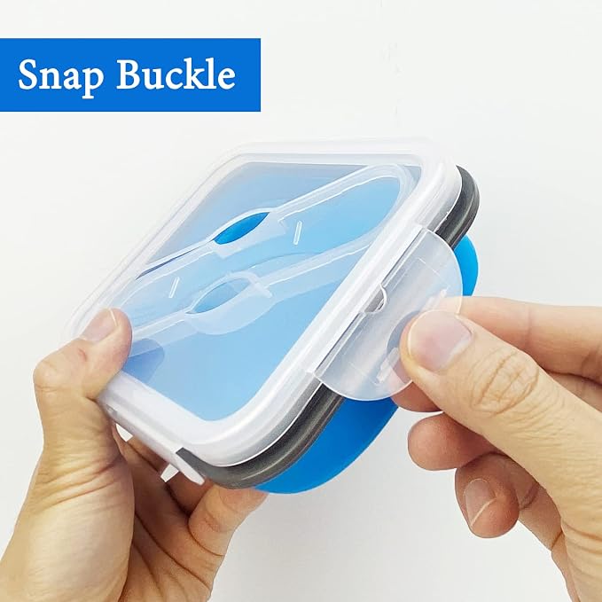 Small Silicone Collapsible Snacks Container