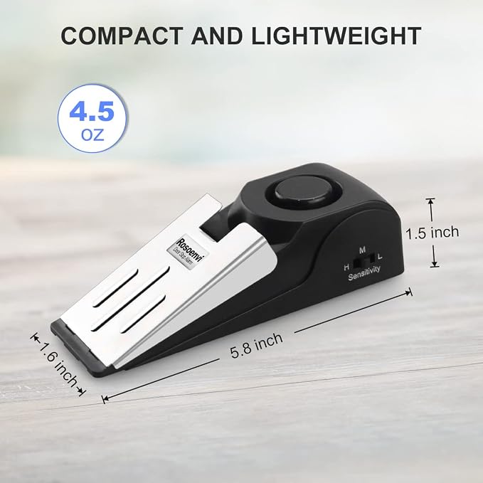 2 Pack Door Stop Alarm, Door Stopper
