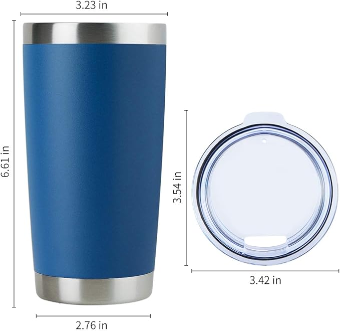 DOMICARE 20oz Stainless Steel Tumbler Bulk