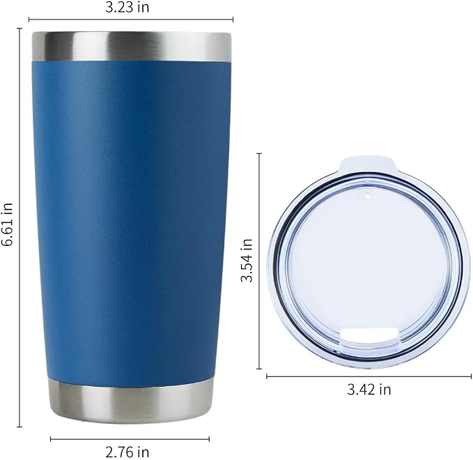 DOMICARE 20oz Stainless Steel Tumbler Bulk