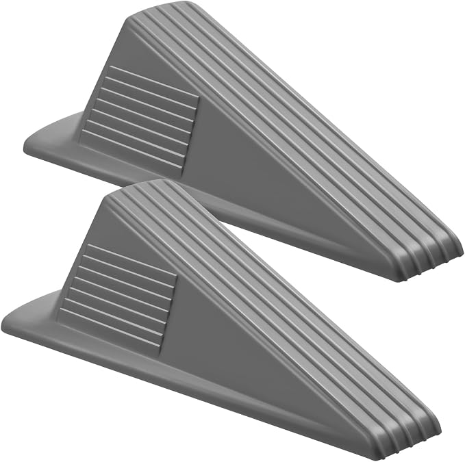 Frienda 2 Pcs Jumbo Door Stoppers Heavy Duty Door Stopper Tall up to 2inch Tall