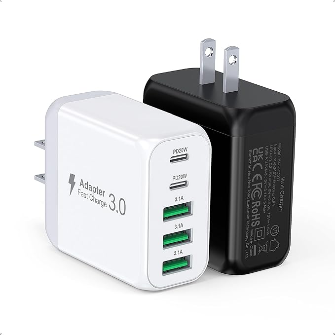 50W USB C Wall Charger Block, Galaxy S24/S23