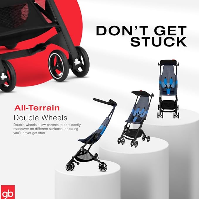 gb Pockit Air All Terrain Ultra Compact Lightweight Travel Stroller