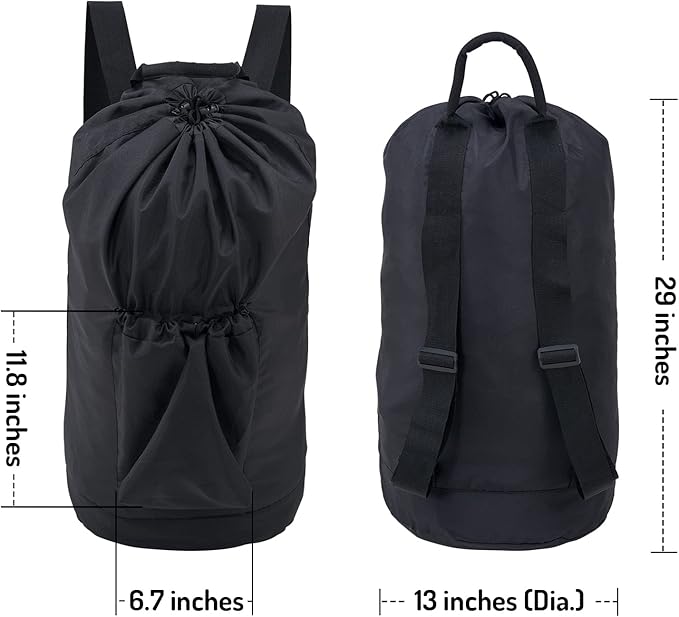 Laundry Backpack Bag, Dirty Clothes Travel Laundry Bag
