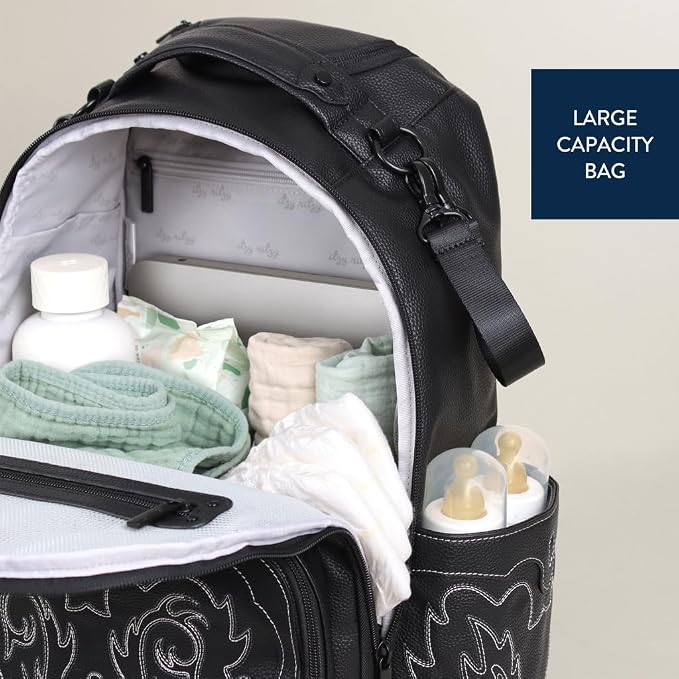 Itzy Ritzy Large Capacity Boss Plus Baby Backpack Diaper Bag Featuring 19