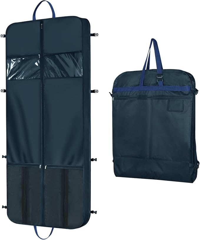 Zilink 60" Garment Bags for Travel Dress Travel Bag for Closet Storage Fur Coat