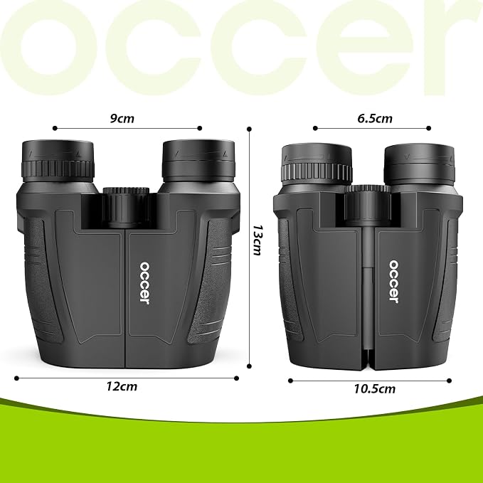 Occer 12x32 Compact Binoculars for Adults High Powered, Large Eyepiece