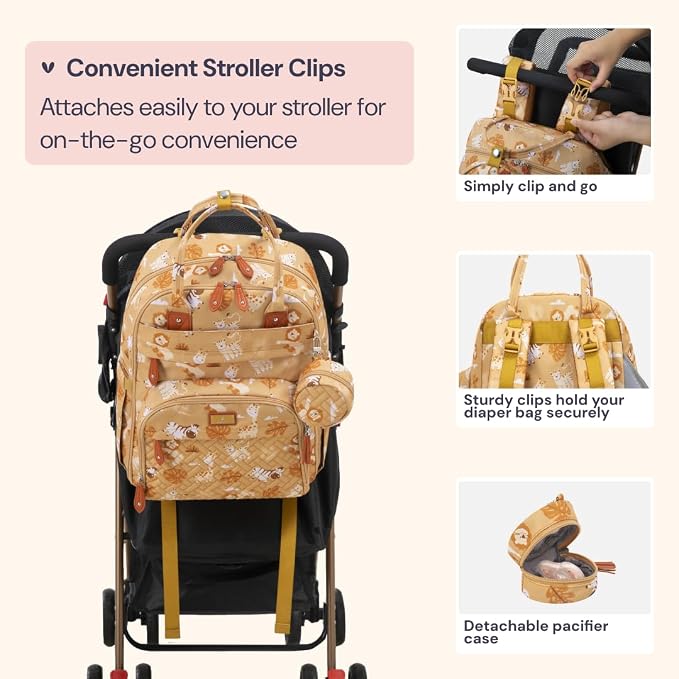 BabbleRoo Diaper Bag Backpack
