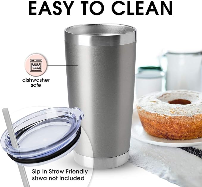 HASLE OUTFITTERS 20oz Tumblers Bulk Stainless Steel Cup