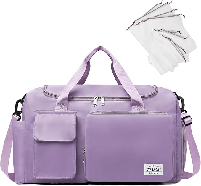 NPBAG Women Travel Duffel, Gym Workout Overnight Bag, Mommy Hospital Bag
