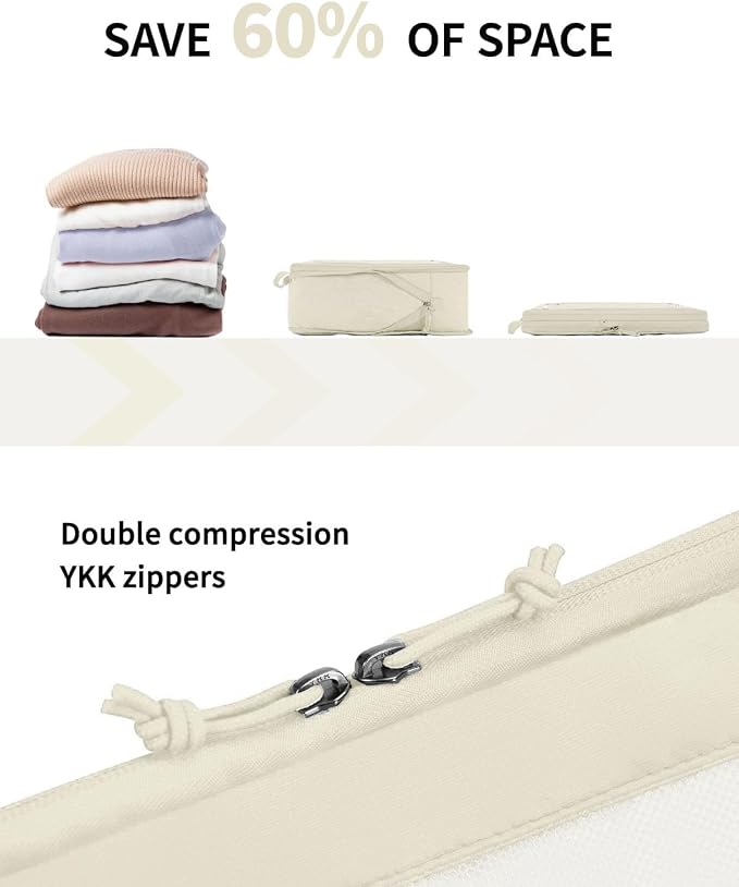 ECOHUB 5 Set Compression Packing Cubes