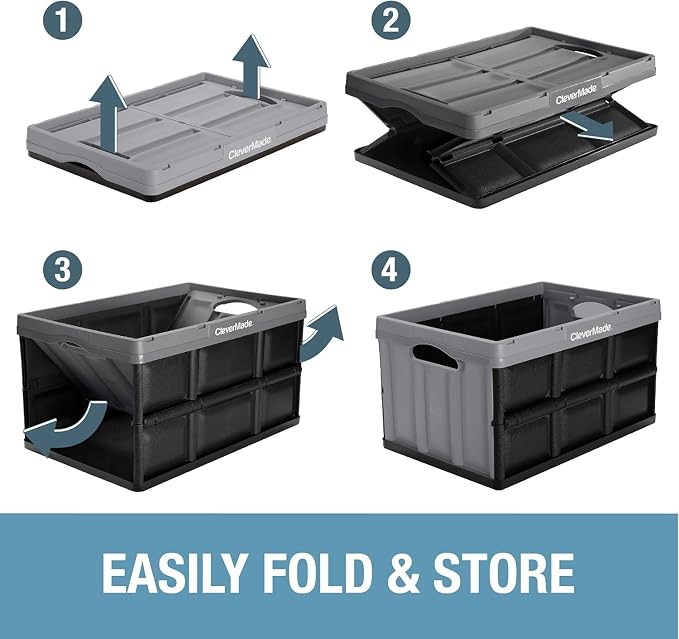 CleverMade Collapsible Storage Bins