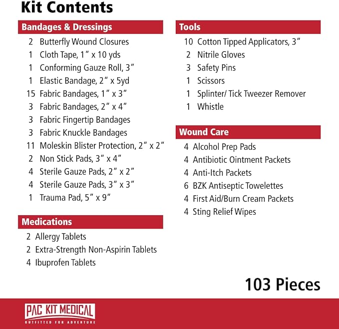 Pac-Kit Watertight Explorer 3 First Aid Kit