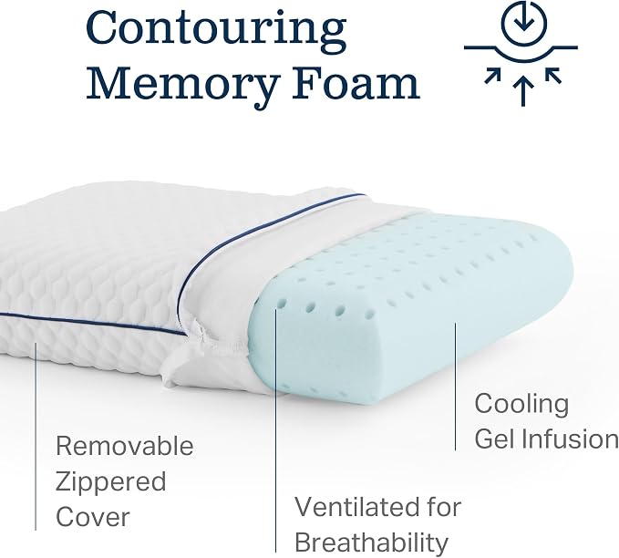 WEEKENDER Gel Memory Foam Camping Pillow