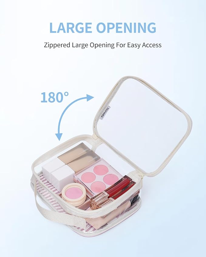 Narwey TSA Approved Clear Toiletry Bag